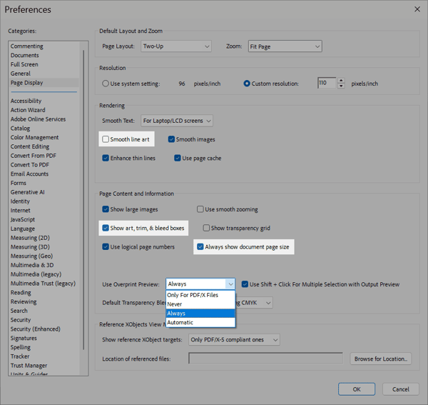 acrobat-preferences